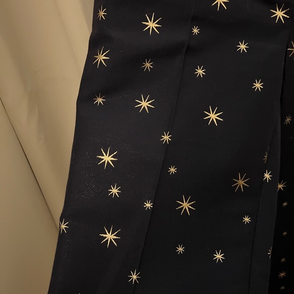 Sezane star printed navy trouser - Picture 4 of 8